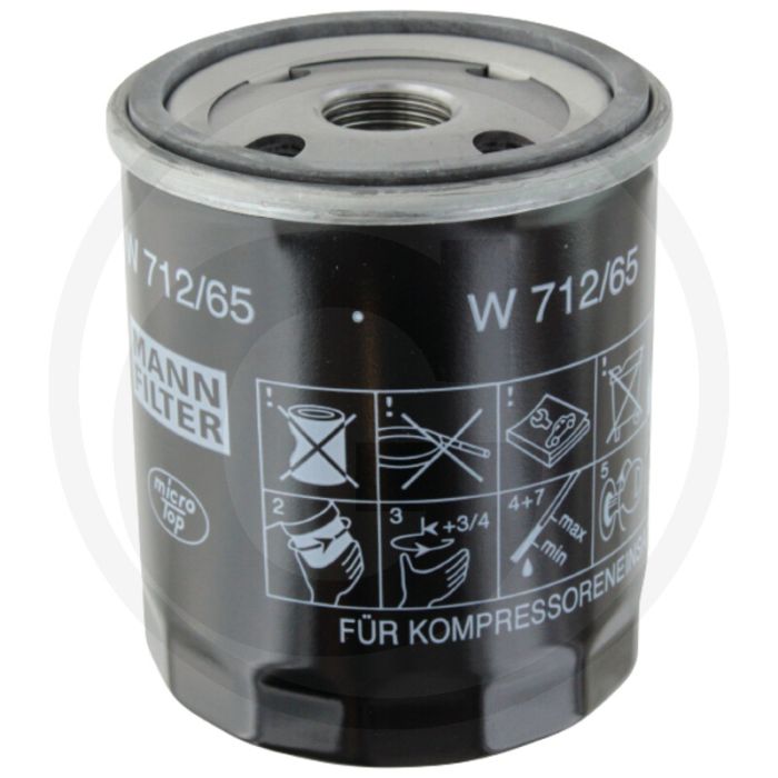 MANN FILTER Oliefilter W712/65 3/4"-16 UNF