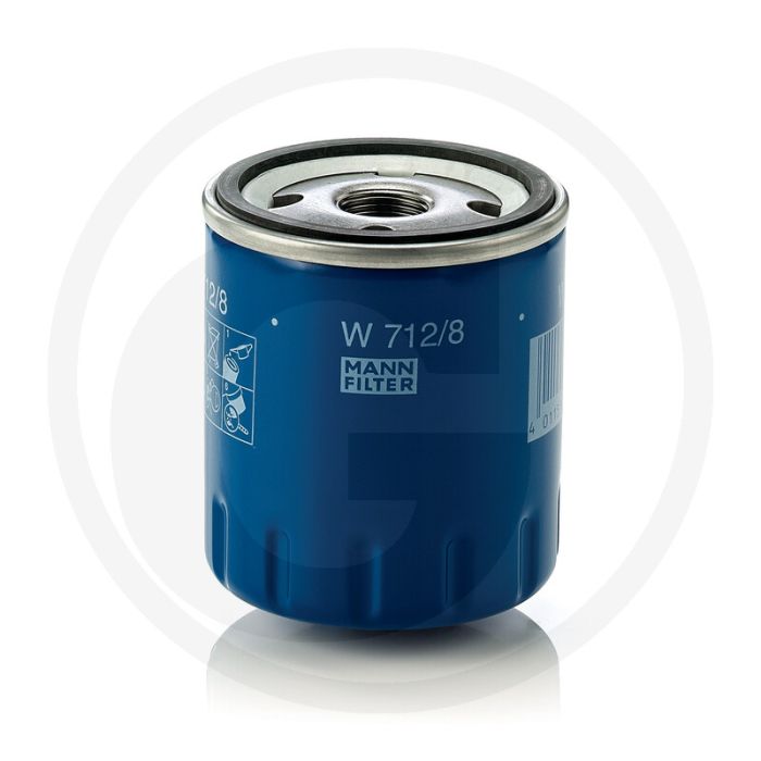 MANN FILTER Motoroliefilter M20x1,5 89mm