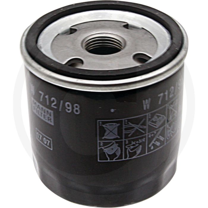 MANN FILTER Motoroliefilter W712/98 3/4"-16 UNF-1B