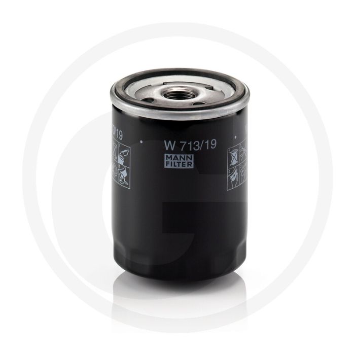 MANN FILTER Motoroliefilter W713/19 3/4"-16 UNF 100mm