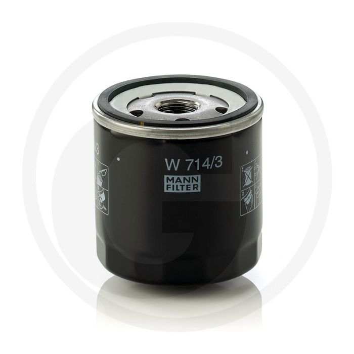 MANN FILTER Motoroliefilter W714/3 3/4"-16 UNF 79mm