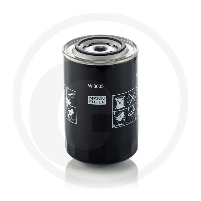 MANN FILTER Motoroliefilter W8005 3/4"-16 UNF 170mm