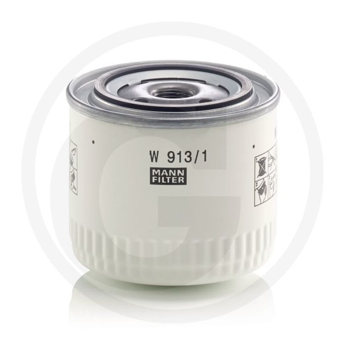 MANN FILTER Motoroliefilter W913/1 3/4"-16 UNF