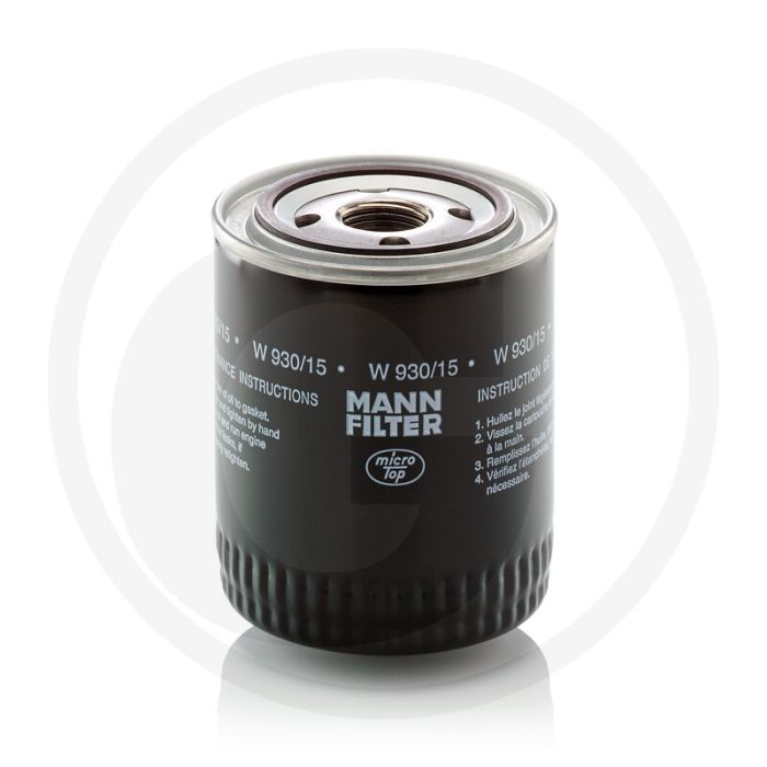 MANN FILTER Motoroliefilter W930/15 1-12 UNF 114mm