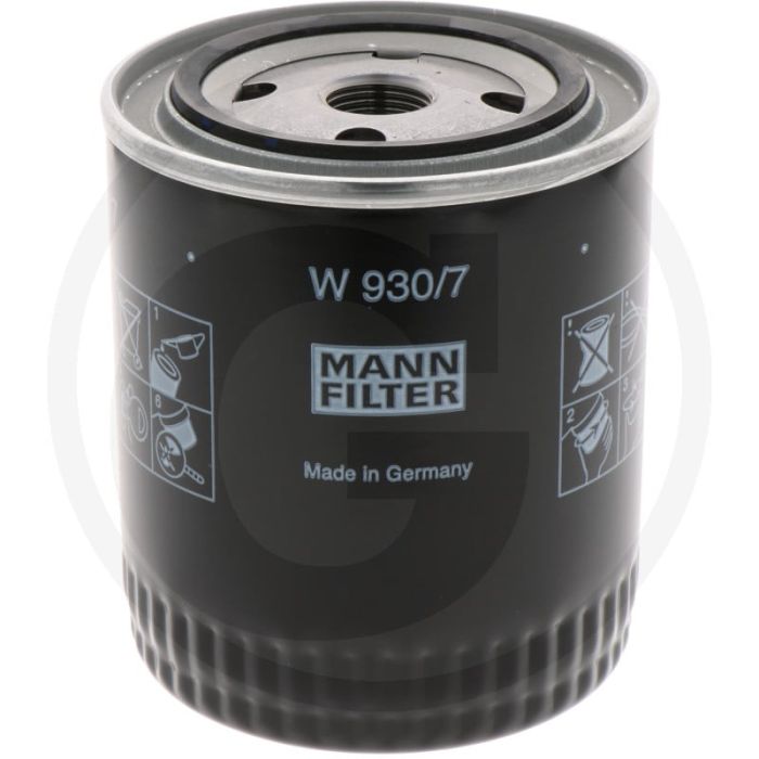 MANN FILTER Motoroliefilter W930/7 3/4"-16 UNF