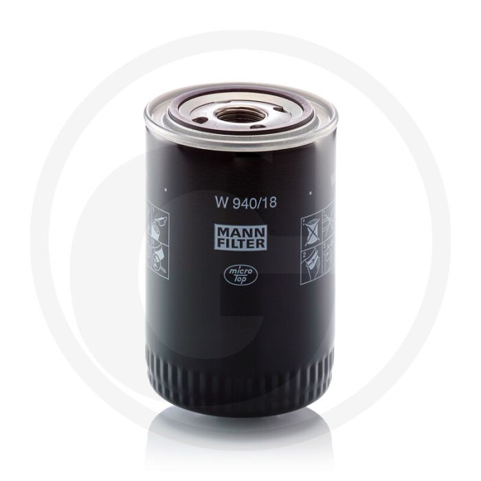 MANN FILTER Motoroliefilter W940/18 1-12 UNF 142mm