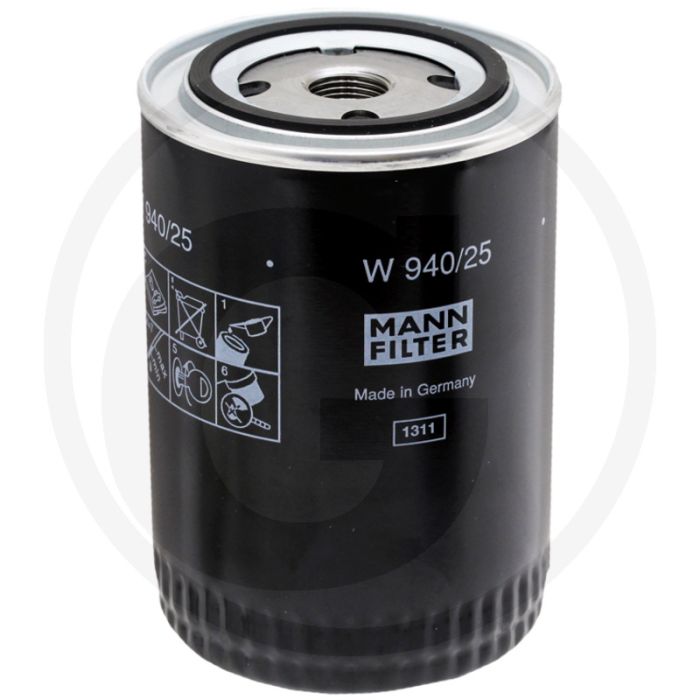 MANN FILTER Motoroliefilter W940/25 3/4"-16 UNF