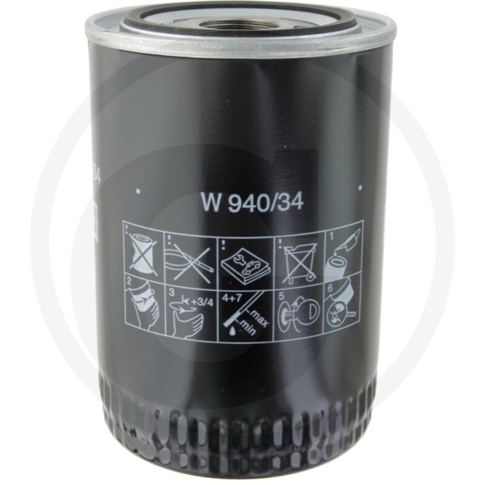 MANN FILTER Motoroliefilter W940/34 1-16 UN 142mm