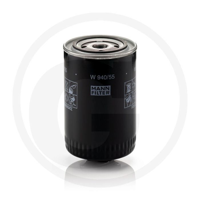 MANN FILTER Oliefilter W940/55 3/4"-16 UNF Hoogte 149 mm