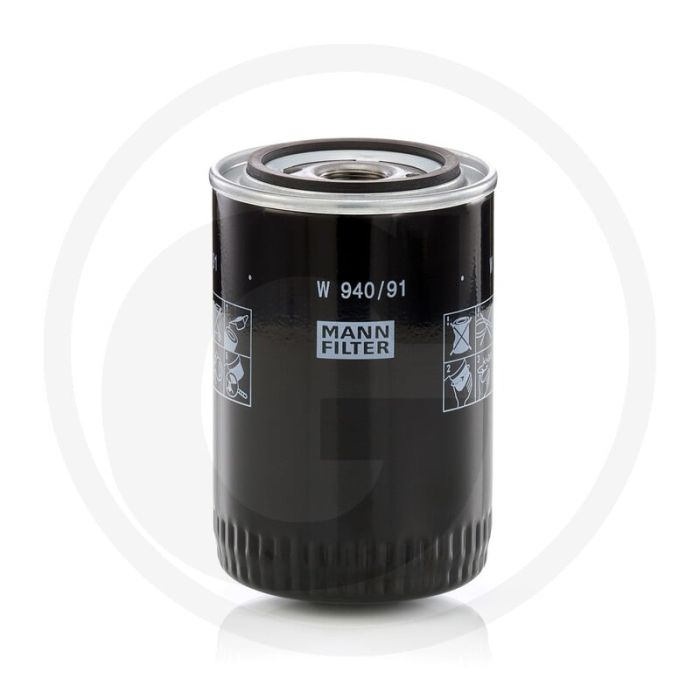 MANN FILTER Motoroliefilter W940/91 M24x1,5