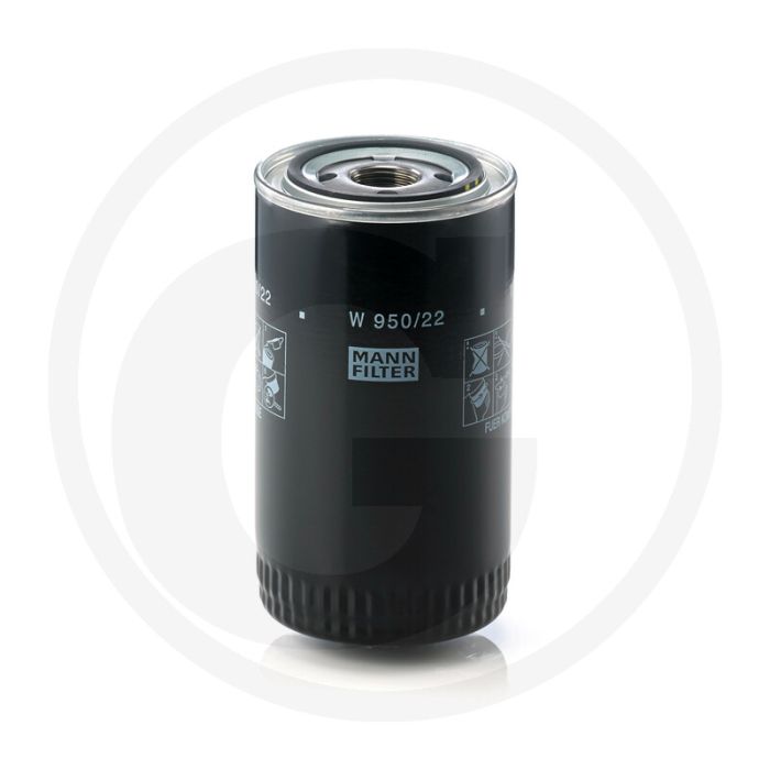 MANN FILTER Oliefilter W950/22 1-12 UNF Hoogte 170 mm