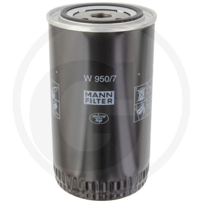 MANN FILTER Motoroliefilter W950/7 3/4"-16 UNF Hoogte 177mm
