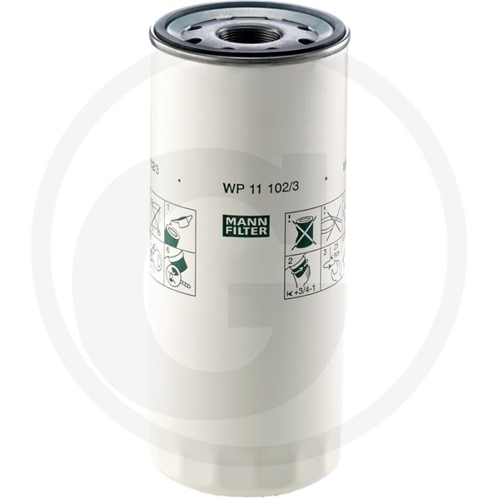 MANN FILTER Oliefilter WP11102/3 1 3/8"-16 UN Hoogte 261 mm