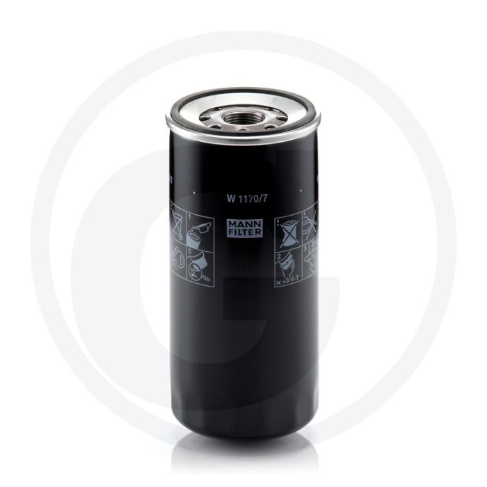 MANN FILTER Motoroliefilter W1170/7 M30x2 229mm
