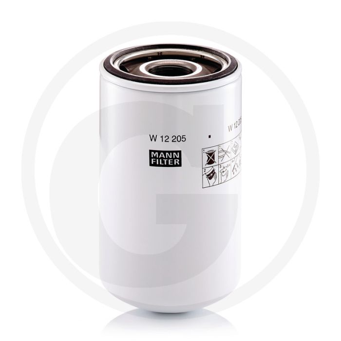 MANN FILTER Motoroliefilter W12205 1 1/2"-12 UNF Hoogte 205mm