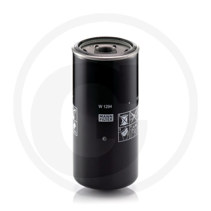 MANN FILTER Motoroliefilter W1294 1 1/2"-12 UNS 248mm