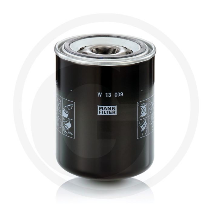 MANN FILTER Oliefilter 1 1/2"-16 UN, Ø136mm, hoogte 177mm
