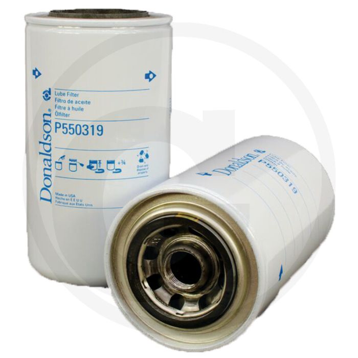 Donaldson Smeeroliefilter P550319 Opschroef 1-12 UN Ø108mm Hoogte 203mm