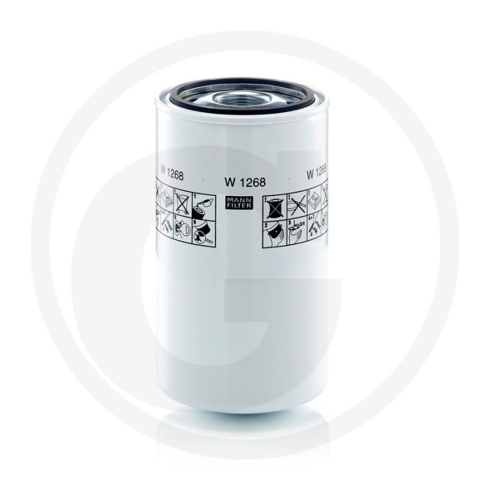 MANN FILTER Motoroliefilter W1268 G1 1/4