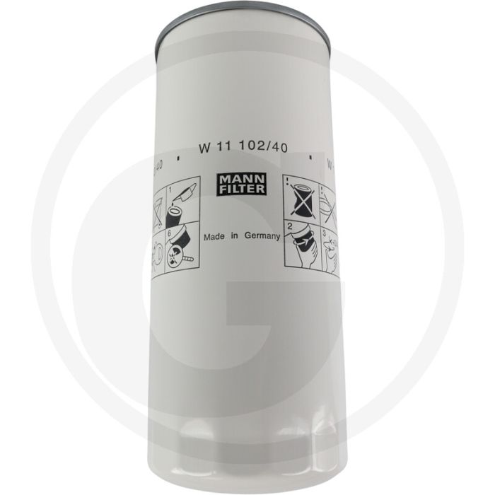 MANN FILTER Oliefilter 1 1/8-16 UN, H 261 mm