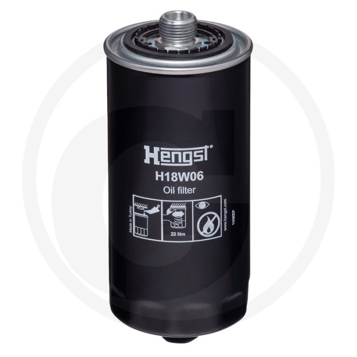 Hengst Motoroliefilter 1-12 UNF | Hoogte 239 mm | Ø 93 mm
