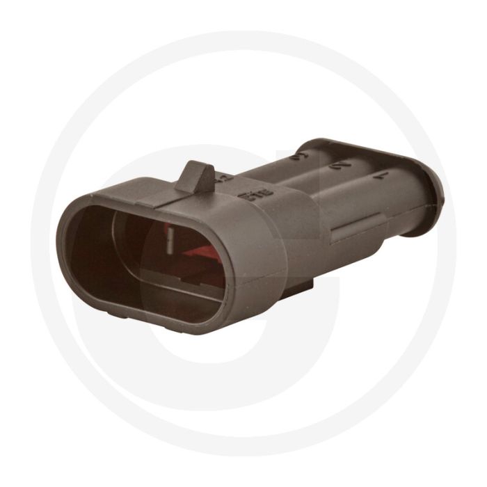 Vlakstekker 3-polig IP67 AMP Superseal