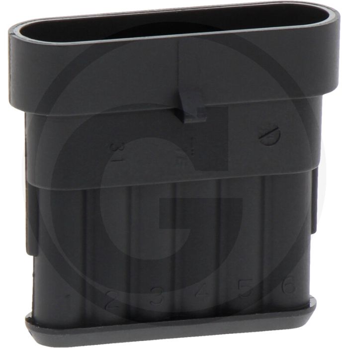 Pinbehuizing 'Superseal' 6-polig IP67 -40°C tot +125°C