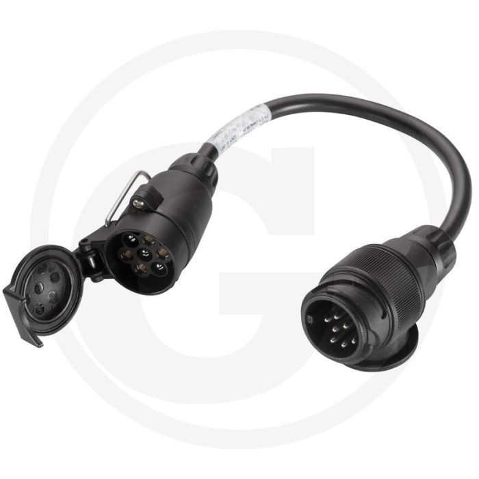 HELLA Adapterkabel 13-polig, 12V, 0,25m, zwart