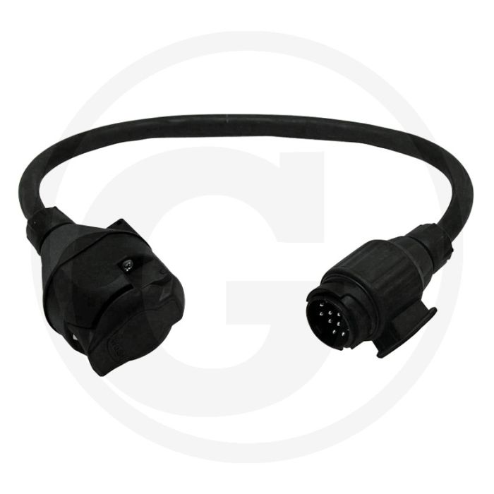 Adapterkabel 12V met aansluitkabel 0,5m DIN/ISO 11446 kunststof
