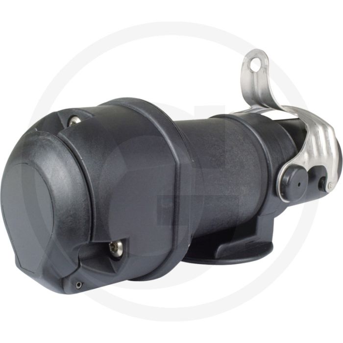 Spanningsomvormer, stekkeradapter 24V naar 12V, 13/15 polen DIN ISO 12098