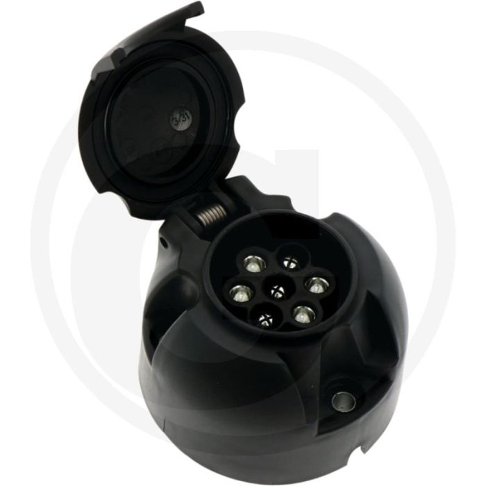Stekkerdoos 7-polig IP44 kunststof 12V