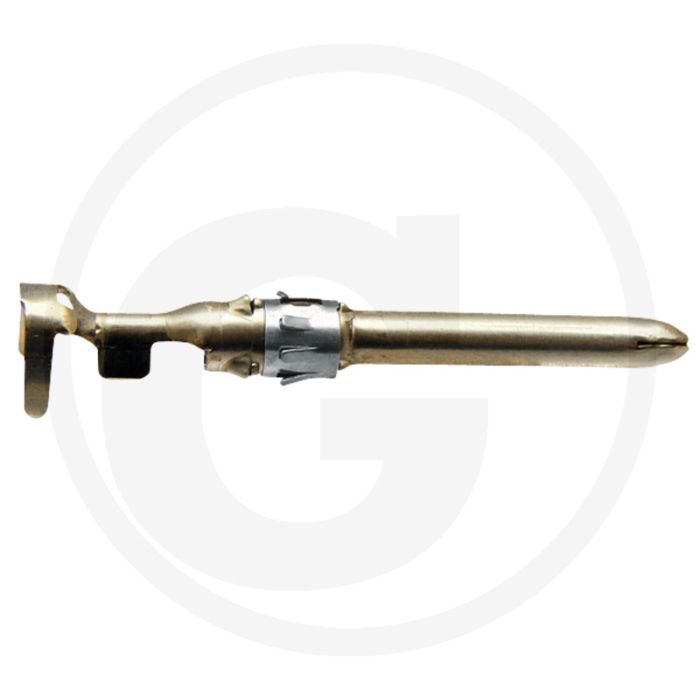 Contactstift 15-polig krimpcontact Ø4mm Lengte 45,4mm DIN/ISO 7638/12098 Contactstift 15-polig krimpcontact Ø4mm Lengte 45,4mm DIN/ISO 7638/12098