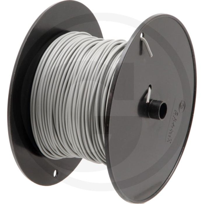 Kabel 0,75mm² Grijs PVC 100m Eénaderig FLY DIN6722
