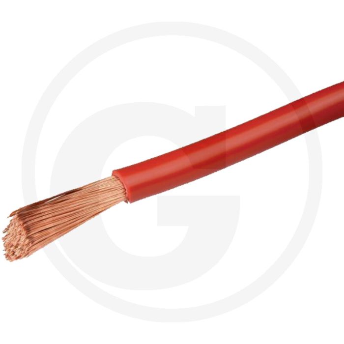 Elektrokabel (rood; 1x 50,0 mm²; 25 meter)