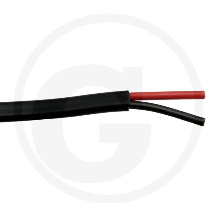 VPE 50 kabel 2x2,5mm² grijs/zwart 50m