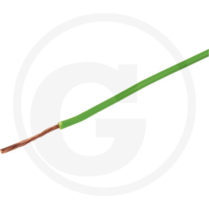Elektrokabel 1,5mm² Groen PVC 1-aderig FLY DIN 6722