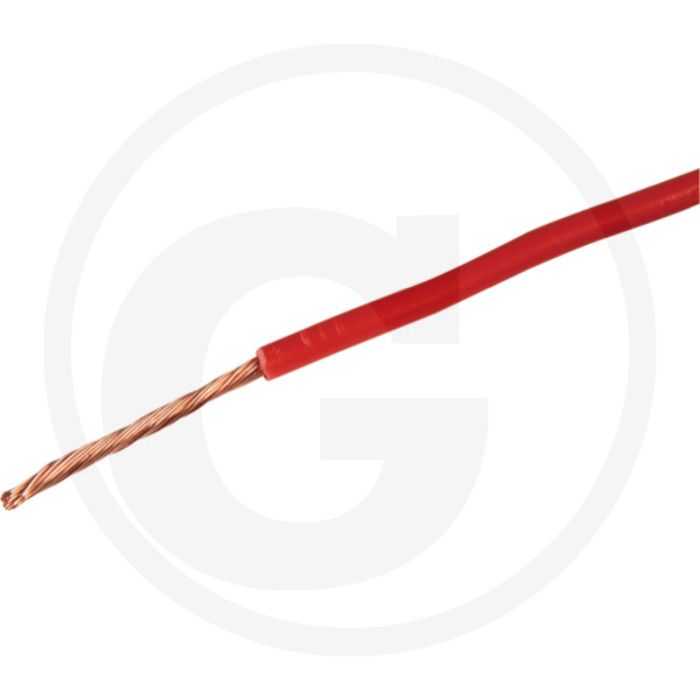 Elektrokabel 1,5mm² Rood PVC 1-aderig FLY DIN 6722