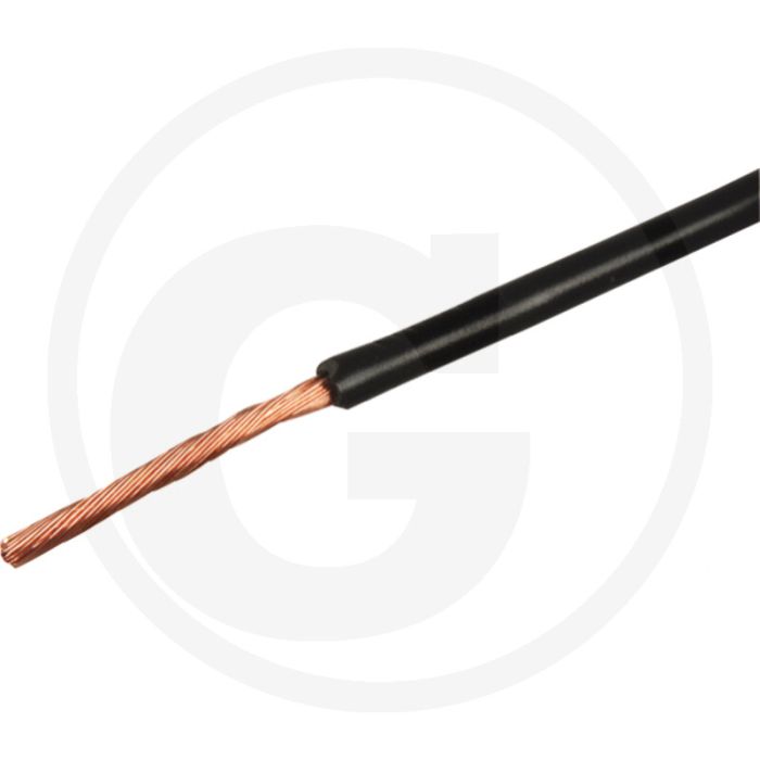 Elektrokabel 2,5mm² Zwart PVC 1-aderig FLY DIN 6722