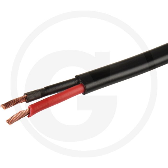 Elektrokabel 2-aderig FLYY 1,5mm² Zwart 5m