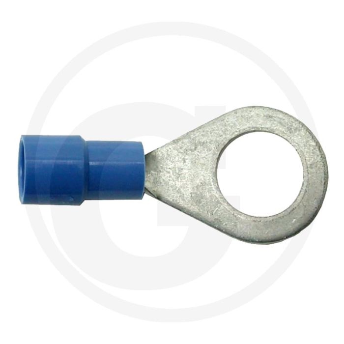 Oogkabelschoentjes blauw M5 1,5-2,5mm² gedeeltelijk geïsoleerd koper