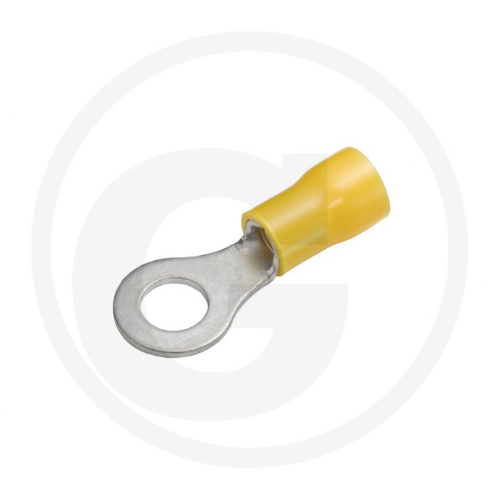 HELLA Oogkabelschoentjes Geel 4-6mm² Ø5,3 M5 Gedeeltelijk Geïsoleerd