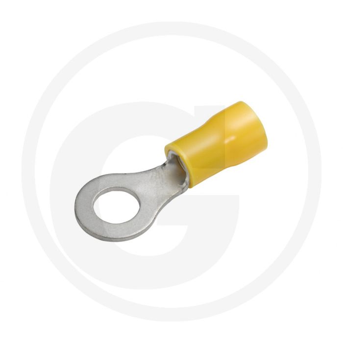 HELLA Oogkabelschoentjes 4-6mm² Geel Ø6,5 M6 Gedeeltelijk geïsoleerd