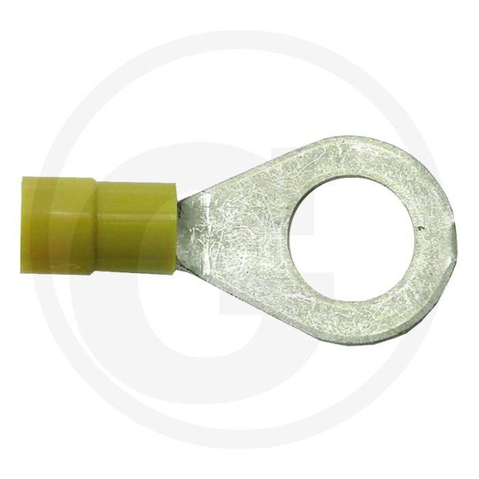 Oogkabelschoentjes 4-6 mm² M8 Geel Gedeeltelijk Geïsoleerd