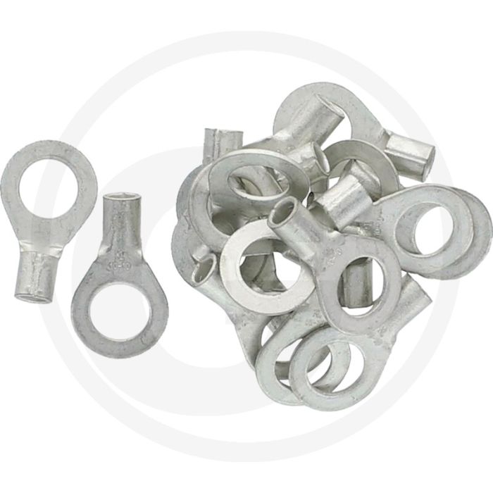 Oogkabelschoenen niet geïsoleerd (soldeerbaar) 10mm² Ø10,5mm M10 DIN46234