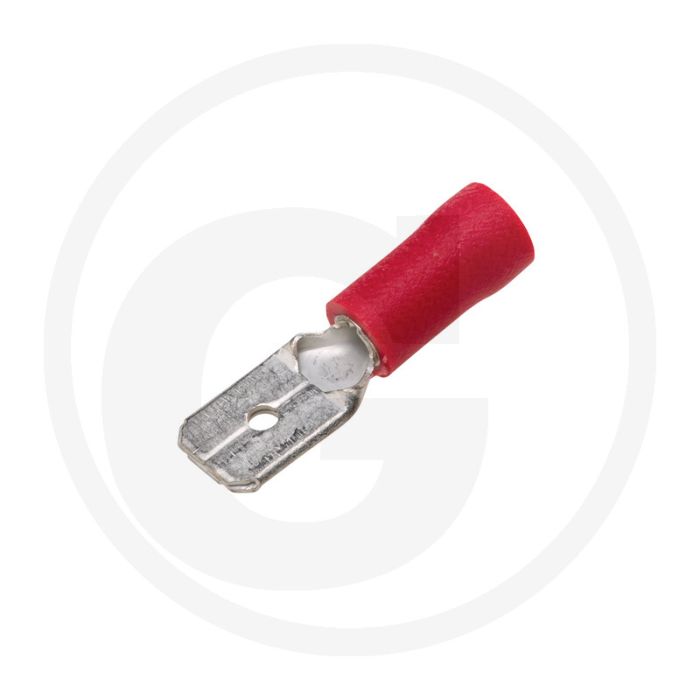HELLA Vlakstekker 6,3x0,8 Rood 0,5-1,0mm²