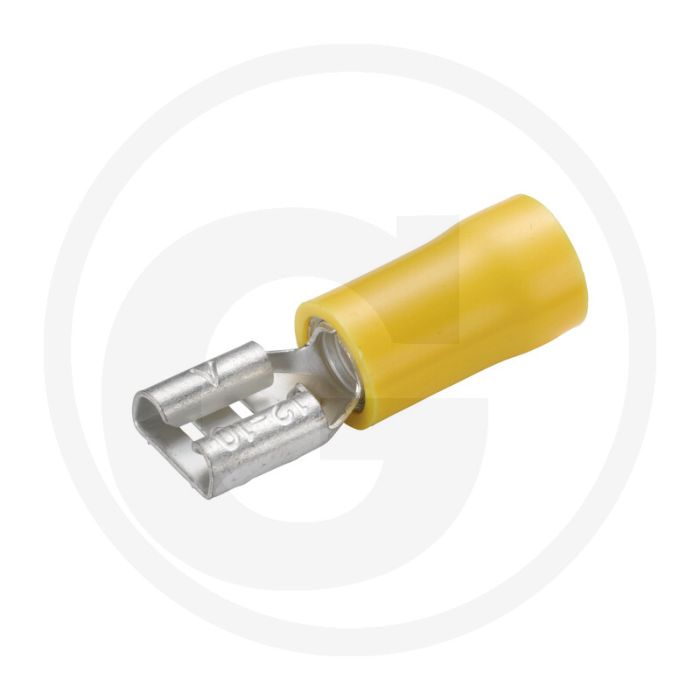 HELLA Vlakstekkerhulzen 4-6mm² Oranje Gedeeltelijk geïsoleerd 6,3x0,8mm Vertind