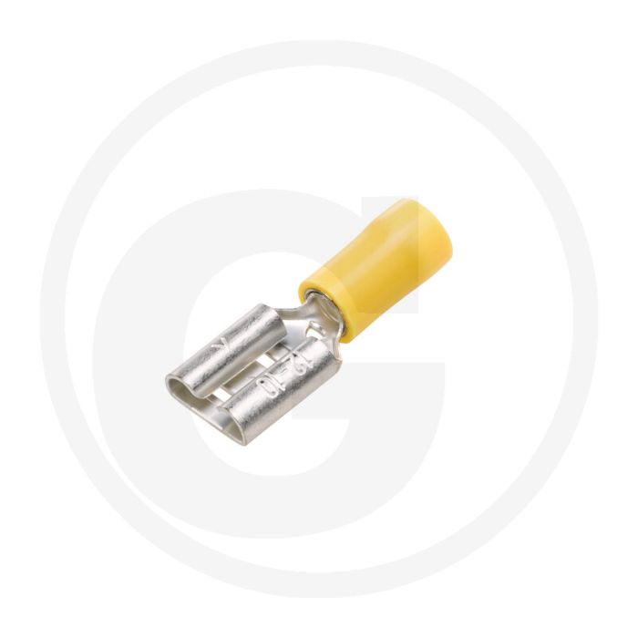 HELLA Vlakstekkerhulzen 4.0-6.0mm² Gedeeltelijk geïsoleerd Oranje