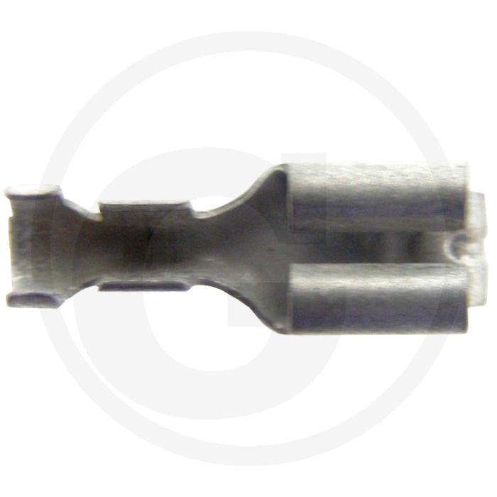 Vlakstekkerhulzen 4,8 mm messing verzinkt voor kabels 0,5-1,0 mm²
