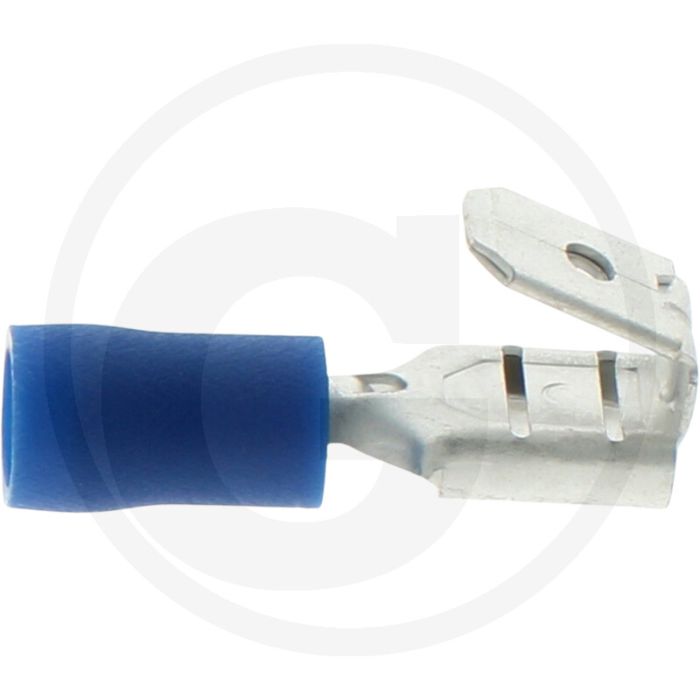 Verdeelstekkers 6,3 mm blauw geïsoleerd 1,5-2,5 mm²