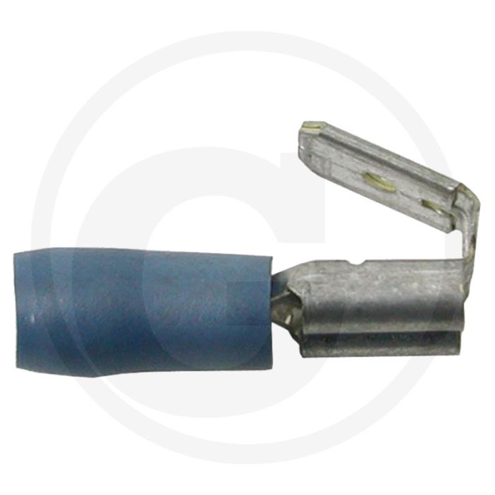 Verdeelstekkers 6,3 mm blauw geïsoleerd 1,5-2,5 mm²